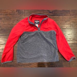 Boys Oshkosh b’gosh 5T fleece shirt top